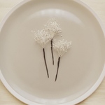 ふわふわかすみ草のヘッドパーツ(ホワイト)