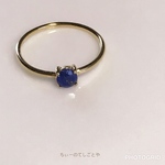 超小粒☆*:.｡. ラピスラズリリング
