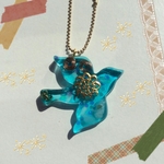 オルゴナイト☆幸せの鳥さんスカイブルー