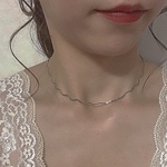  再再再再再入荷【インスタ♡人気】uneune ナミナミ〰チョーカーネックレス