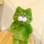 グリーンふわ猫さん