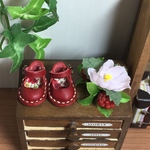 ネオブライス ミディブライス  兼用ストラップシューズ(赤＊星)再販2
