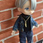 再販オビツ11 アウトフイット ハイネック Gジャンセット(濃)