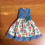 リカちゃんブライスサイズのワンピース、服、アウトフィット