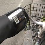 アシスト自転車ハンドルカバー黒