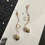 ワイヤーピアス ワイヤーアクセサリー ゴールドピアス シンプルピアス ワイヤー ピアス
