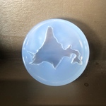 北海道 都道府県 35mm シリコンモールド POP  地図 LOGO  樹脂型取り レジン  【H-2】送料無料