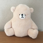 もこもこくまのぬいぐるみ