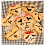 ♡小さなwelcomeプレート♡1枚￥500円(送料別)名前に変更可能