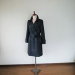 hi様リクエスト作品　大島紬のトレンチコートCT-24　着物リメイク
