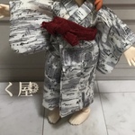 オビツ11 着流し･グレー