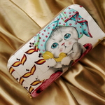 ぶちゃかわ猫♥長財布