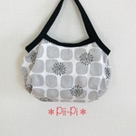 北欧タイル柄＊小さなグラニーバッグ