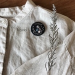 刺繍ブローチ