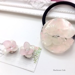   【送料無料】 紫陽花ポニーフック（ヘアゴム）