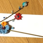 ゆらゆら一本刺しかんざし