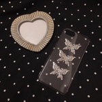 ~silver butterfly iPhonecase~