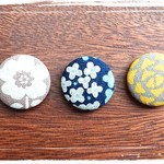 ▼Covered＊buttonマグネット５個Set！(２７㎜サイズ)▼No.1【現品限り】