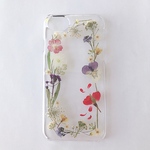 秋のお花フレーム 押し花iPhoneケース/押し花ケース