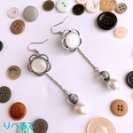 ボタンピアス(イヤリング) No.3