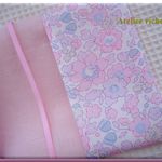 【再販】LIBERTY&カラーリネン　Betsy - Rose Buvard 　 ローズビュバール　手帳(A6サイズ対応)カバー&　文庫本サイズカバー　兼用タイプ◆ほぼ日手帳にも