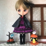 ハロウィン紫セット ブライスサイズ