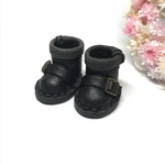 ＊送料無料＊mini☆mini ミニチュアロールダウンブーツ⑩（ブラック）