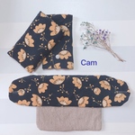 よだれカバー⁂よだれパッド⁂首回りカバー⁂エルゴ⁂コーデュロイ