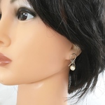 結びパールピアス