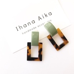 green × bekko pierce ／ earring
