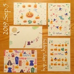 ポストカード 5枚セット ハロウィンシリーズ