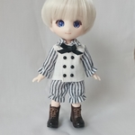 オビツ11 洋服セット  ST-黒