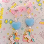 ユニコーンイヤリング