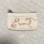 手描きミニポーチ