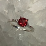 Yさまご予約品（＾＾）レッドアンデシンのシンプルリング