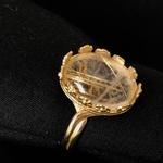 針水晶・・ルチルクォーツring(８～18号まで対応）
