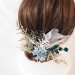 ✳︎New!✳︎思い出に残る Dry flower hair dress kit- Antique blue-
