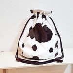 巾着バッグ　COW