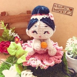 花の台座に座った菩薩ちゃま💕