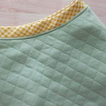 【フレブル】ワンダフク☆ドッグウエア～秋冬キルトニット若草色