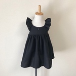 フリルKidsワンピース＊ブラック【受注製作】