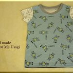 コミカルなロボットTシャツ　90 
