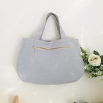 ミナペルホネン  choucho マチ付きトートバッグ ライトグレー