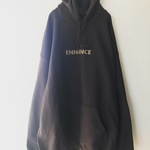 ENHANCE ロゴパーカー XL ダークチョコレート