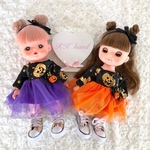 【オーダー】ハロウィンワンピース♡メルちゃん ソランちゃん 服 ワンピース