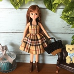 ネックリボンワンピ❤︎リカちゃん❤︎バック セット