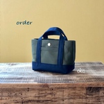 【4様専用】帆布でほっこりミニトート order作品