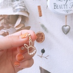 うさぎ×ちびパール♡イヤリング♡ピアス