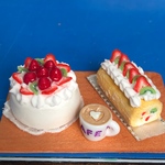 ミニチュアケーキ ミニチュアロールケーキ