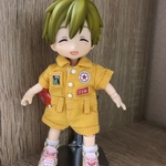 黄色 つなぎ  オビツ11